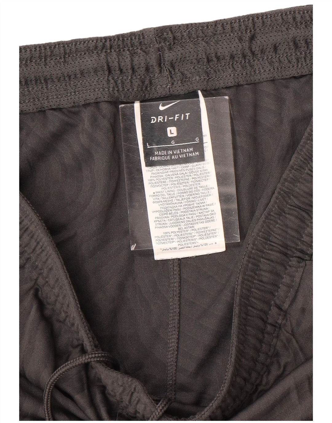 NIKE Herren Liverpool Sportshorts, groß, schwarzes Farbblock-Polyester