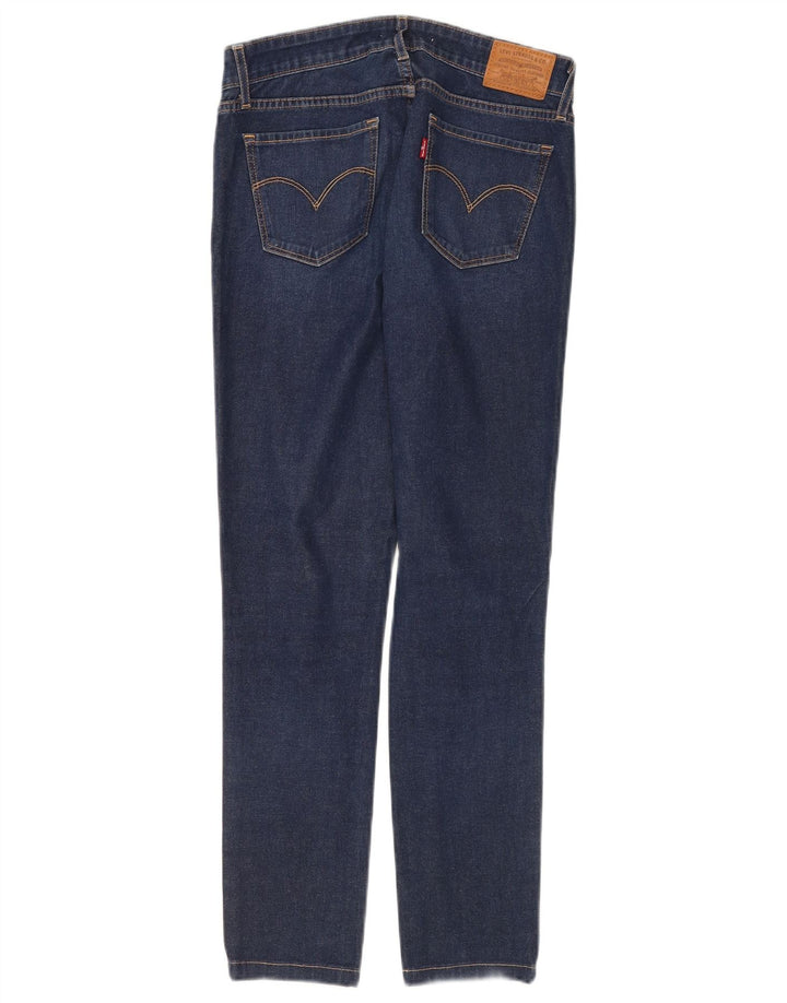 Levi's Damen 711 Skinny Jeans W28 L27 Blau