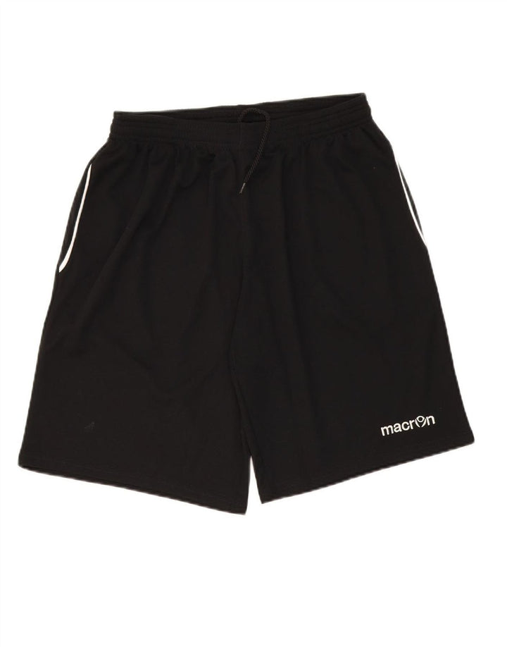 MACRON Mens Sport Shorts XL Black Polyester