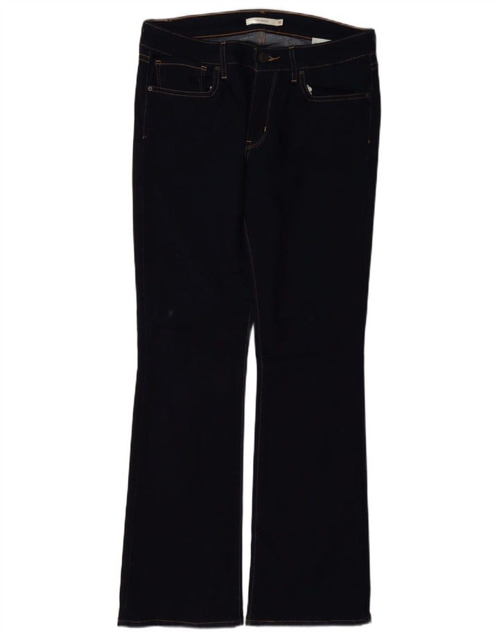 Levi's Damen 715 Bootcut Jeans W30 L32 Marineblau Baumwolle