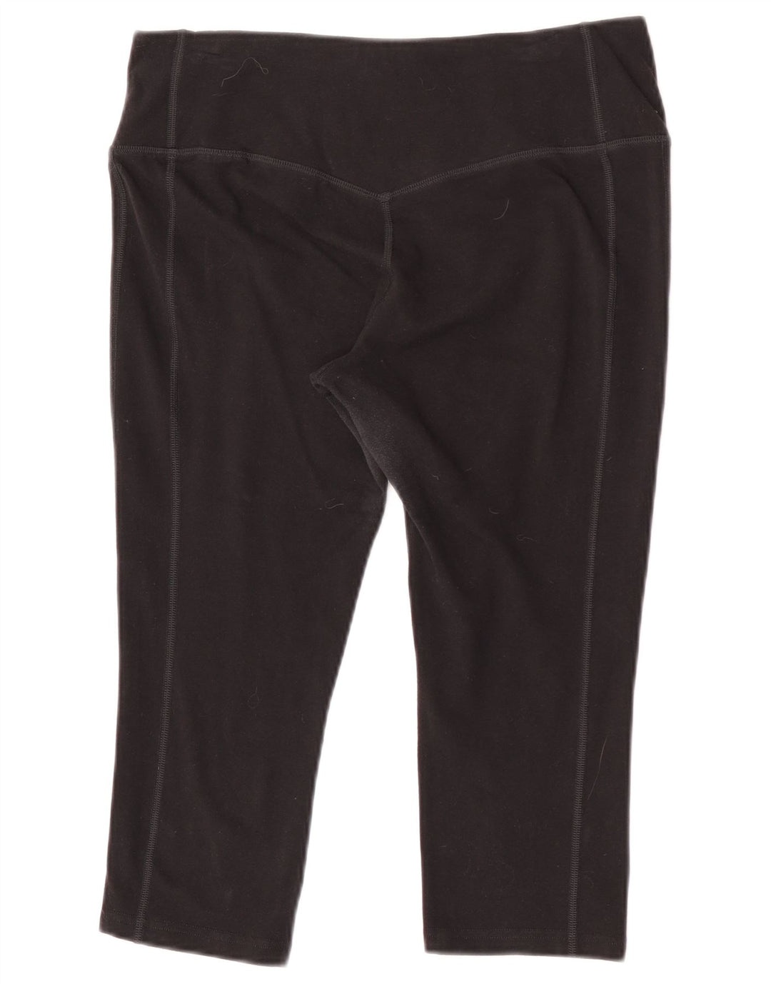 Nike Damen Dri Fit Capri Leggings UK 14 Large Schwarz