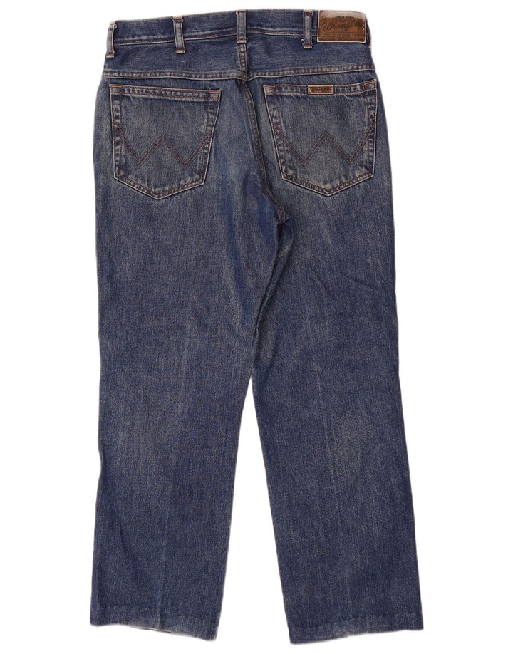Wrangler Herren-Jeans mit normaler Passform, gerade Passform, W32, L27, Blau, Baumwolle