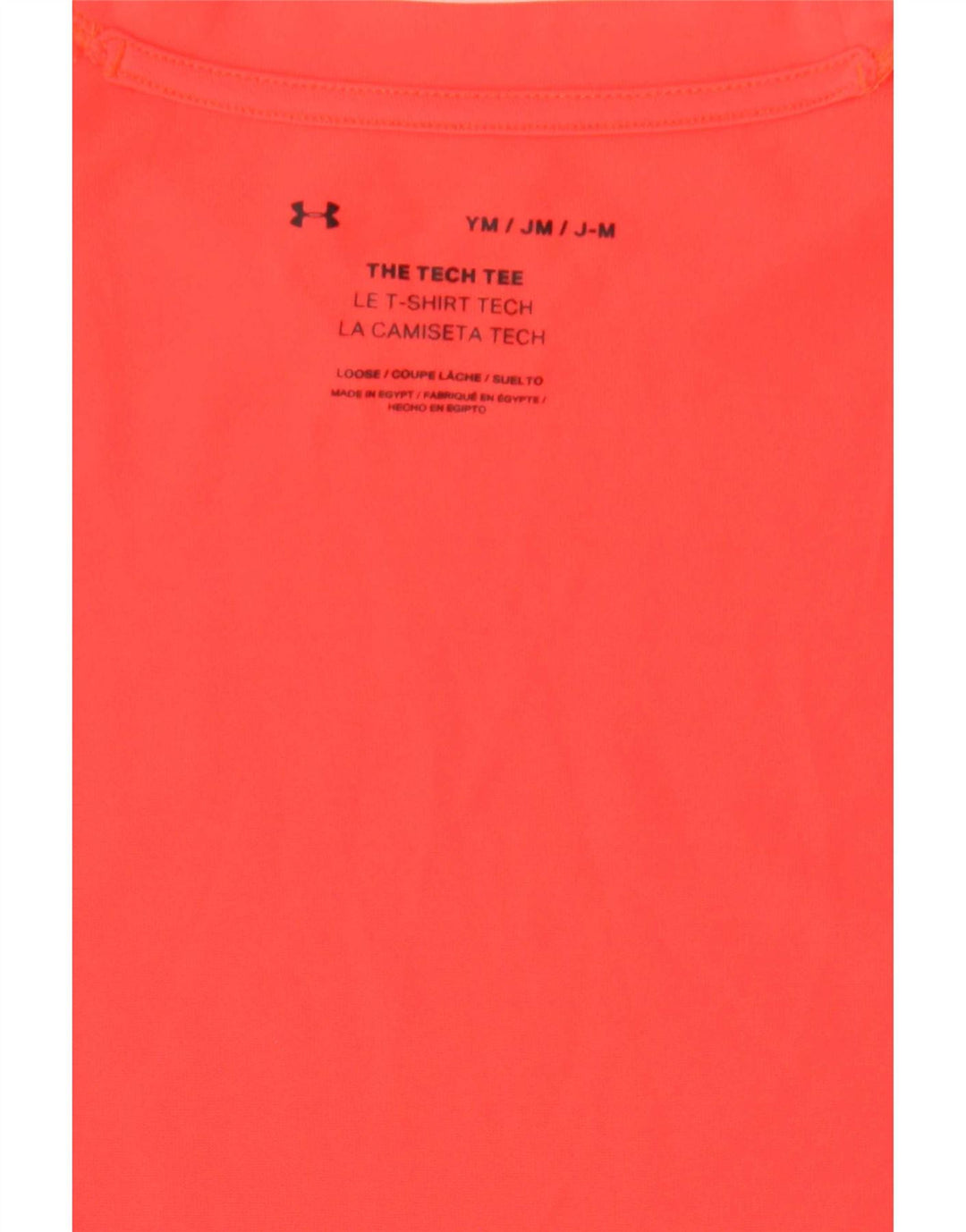 Under Armour Jungen-T-Shirt mit Grafik, 9–10 Jahre, Mittelorange, Farbblock