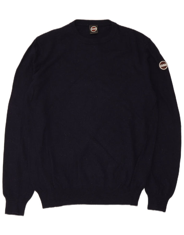 Colmar Herren-Pullover mit Rundhalsausschnitt, XL, Marineblau, Polyamid