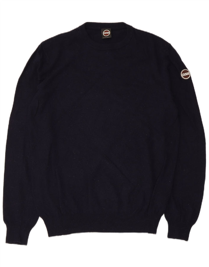 Colmar Herren-Pullover mit Rundhalsausschnitt, XL, Marineblau, Polyamid