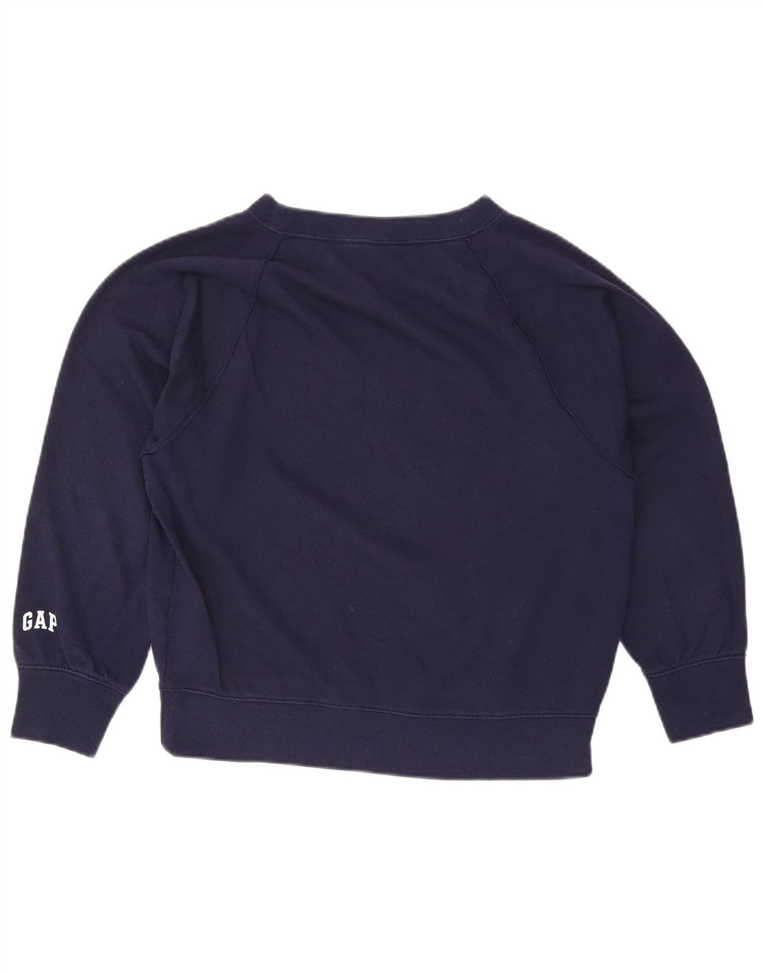 Gap übergroßer Grafik-Sweatshirtpullover für Damen, Gr. 10, Größe S, Marineblau, Baumwolle