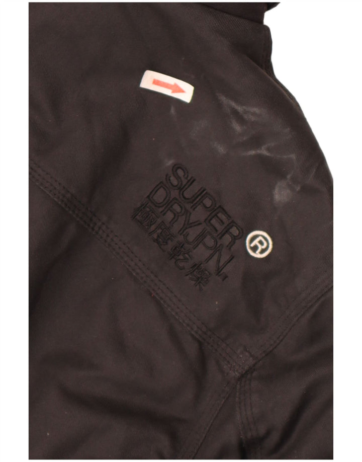 Superdry Herren The Windbomber Bomberjacke UK 44 2XL Schwarz Baumwolle