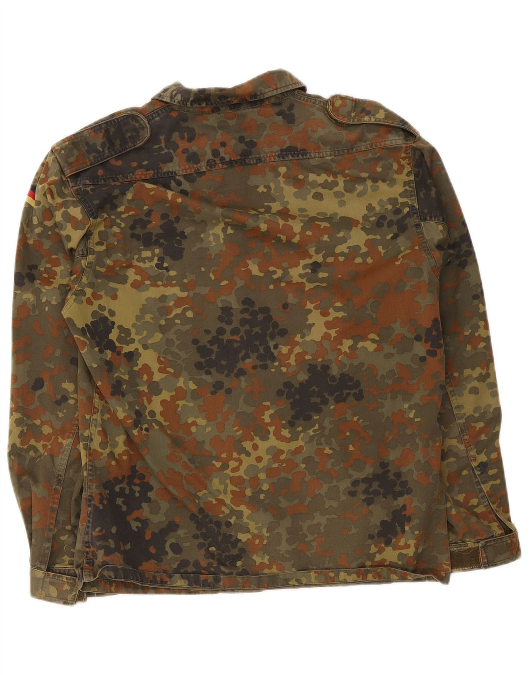 Vintage Herren Militärjacke UK 38 Medium Khaki Camouflage