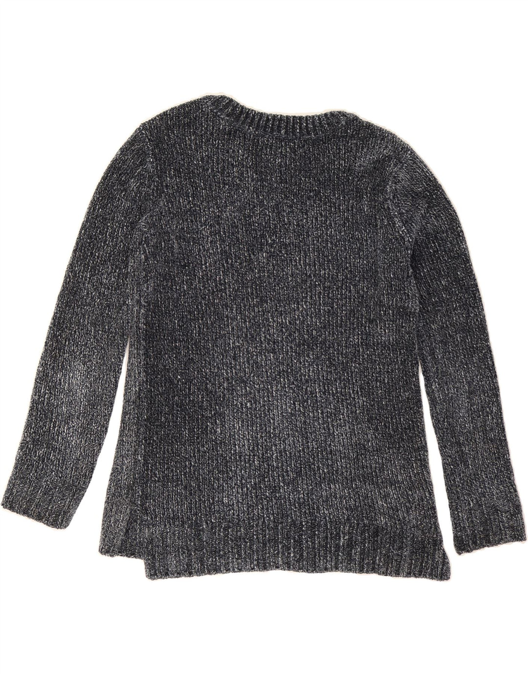 ORVIS Womens V-Neck Jumper Sweater UK 10 Small Grey Polyester Vintage Orvis and Second-Hand Orvis from Messina Hembry 