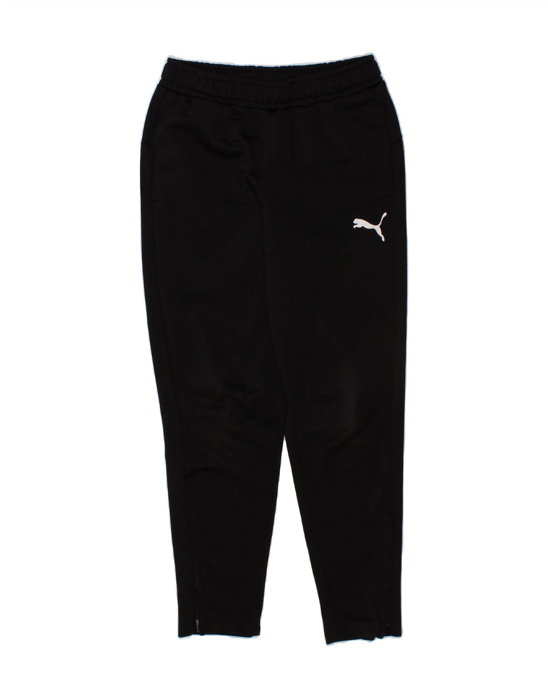 PUMA Girls Tracksuit Trousers 5-6 Years Black Polyester Vintage Puma and Second-Hand Puma from Messina Hembry 