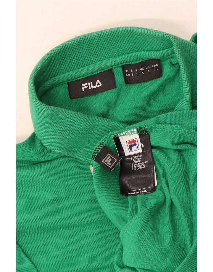 Fila Herren Poloshirt Kleine grüne Baumwolle