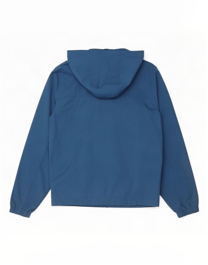 Penguin Herren-Regenjacke mit Kapuze, UK 36, Größe S, blau, Polyester