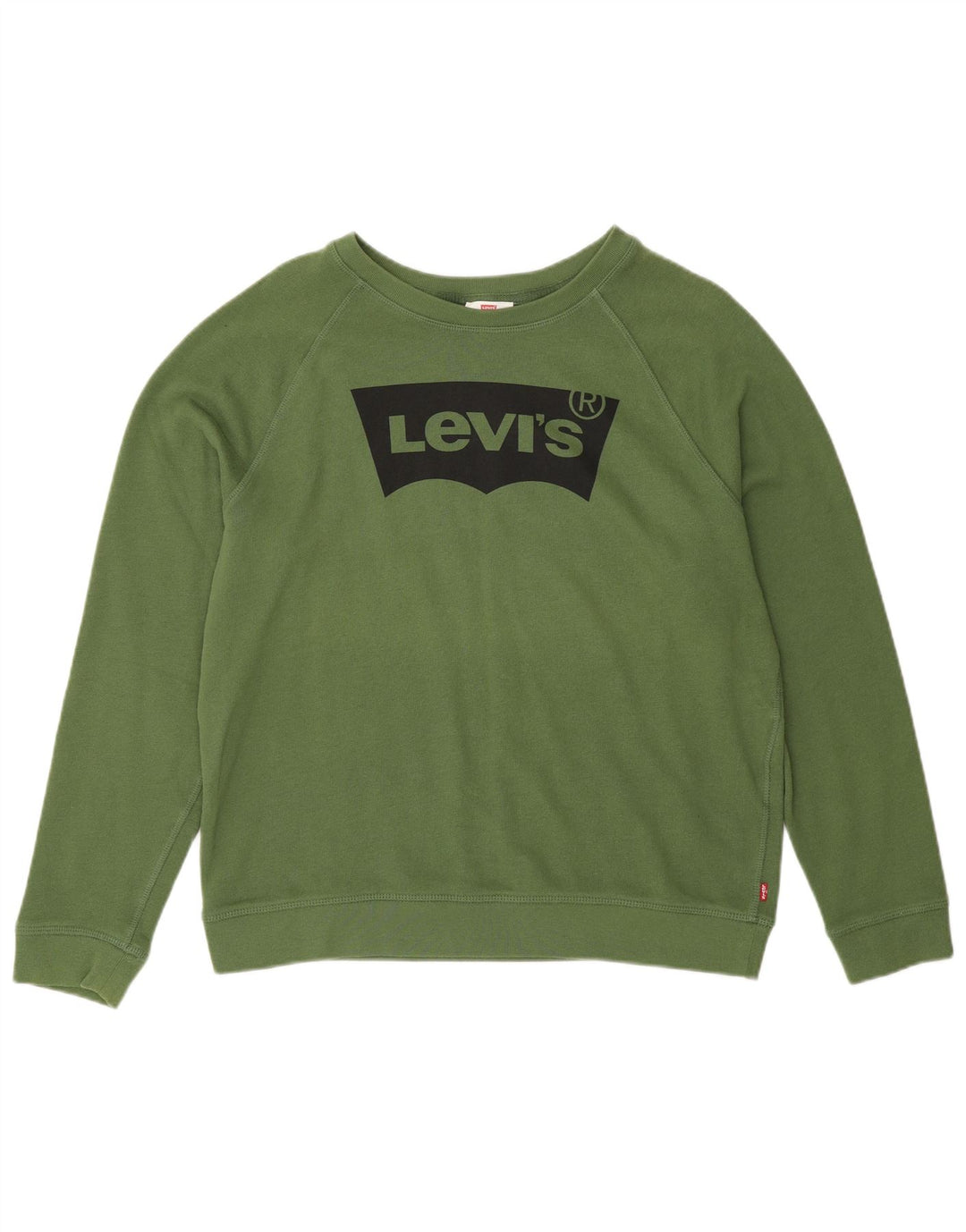 Levi's Damen Grafik-Sweatshirt-Pullover UK 18 XL Grün
