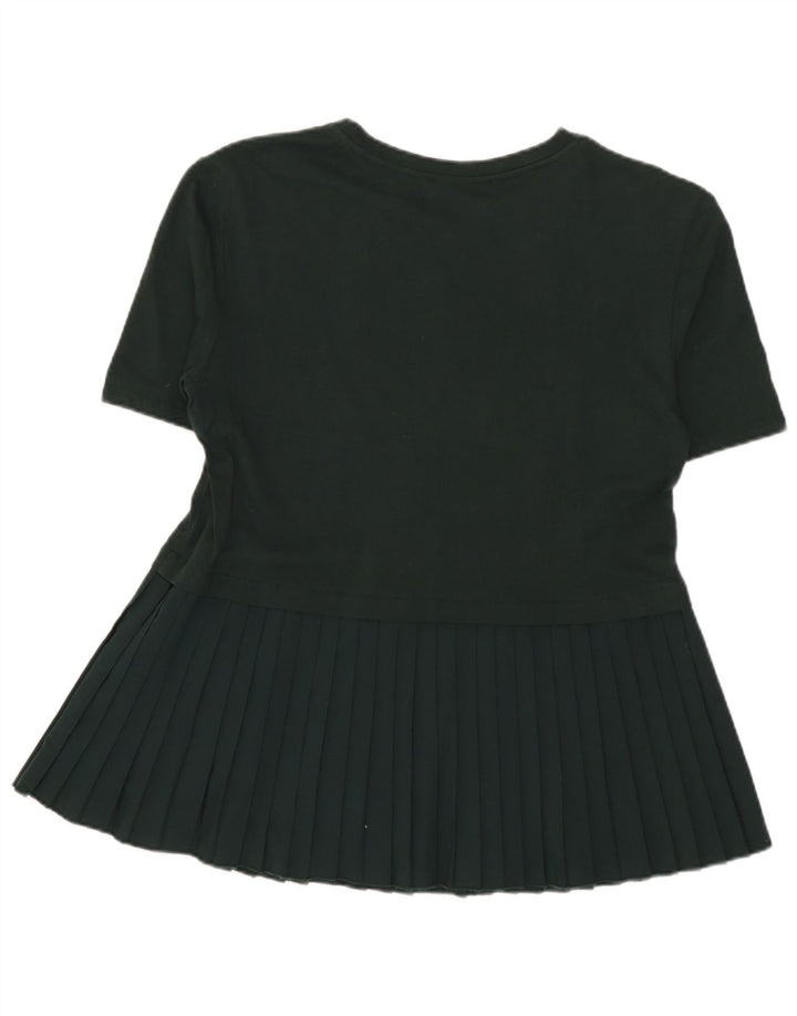 Zara Damen Bluse Top UK 10 Small Khaki