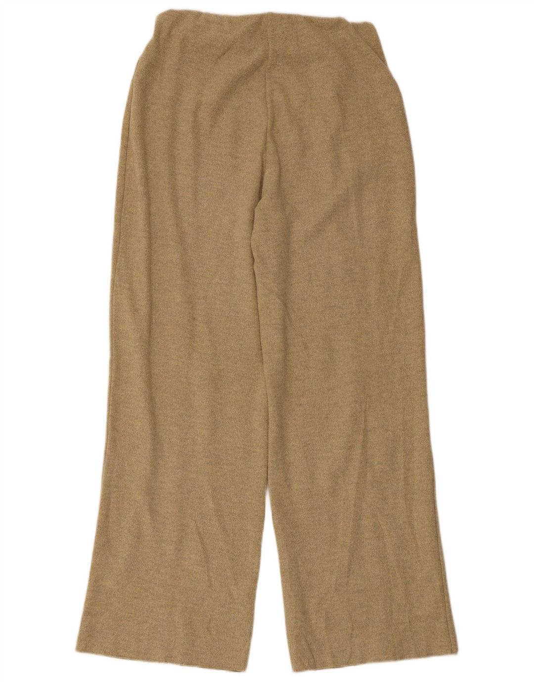 Zara Damen-Trainingshose mit hoher Taille, UK 12, mittelbeigefarbenes Polyester