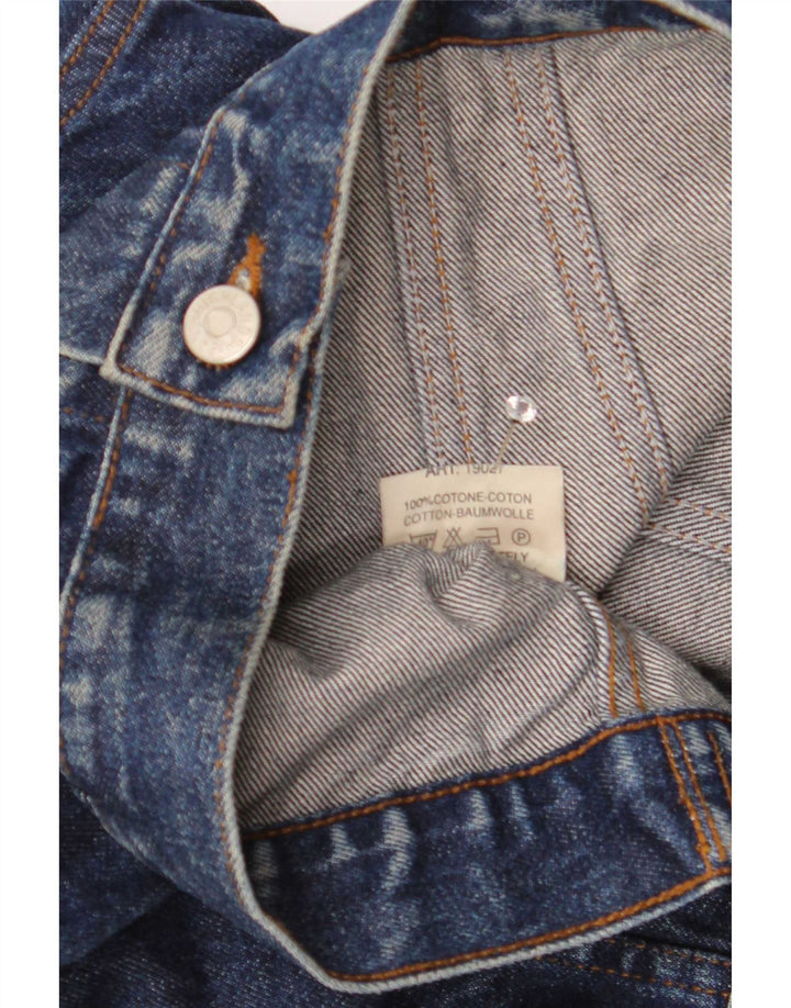 Highlands Damen Jeansjacke UK 14 Große blaue Baumwolle