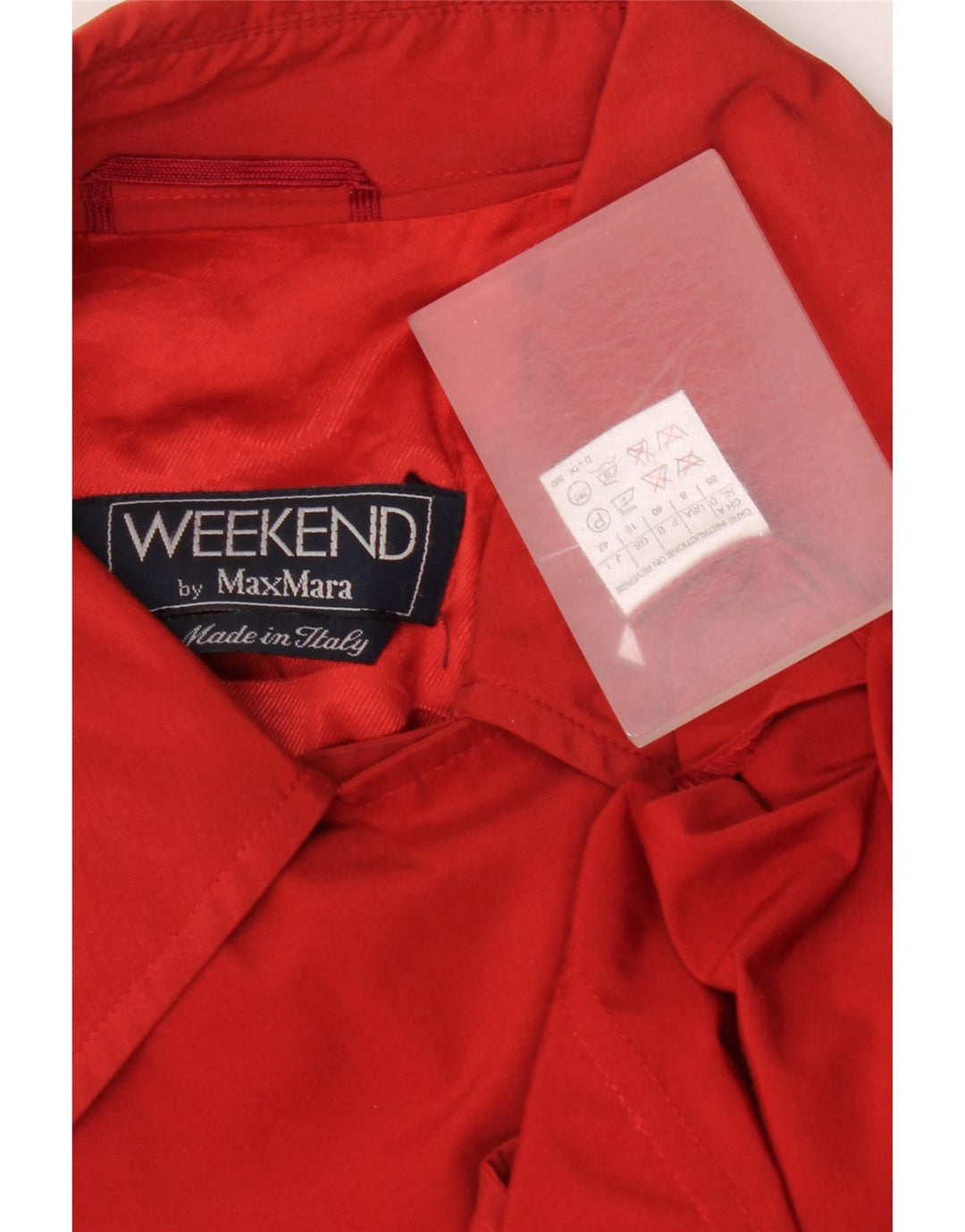 Max Mara Damen Wochenendmantel UK 16 Large Rot