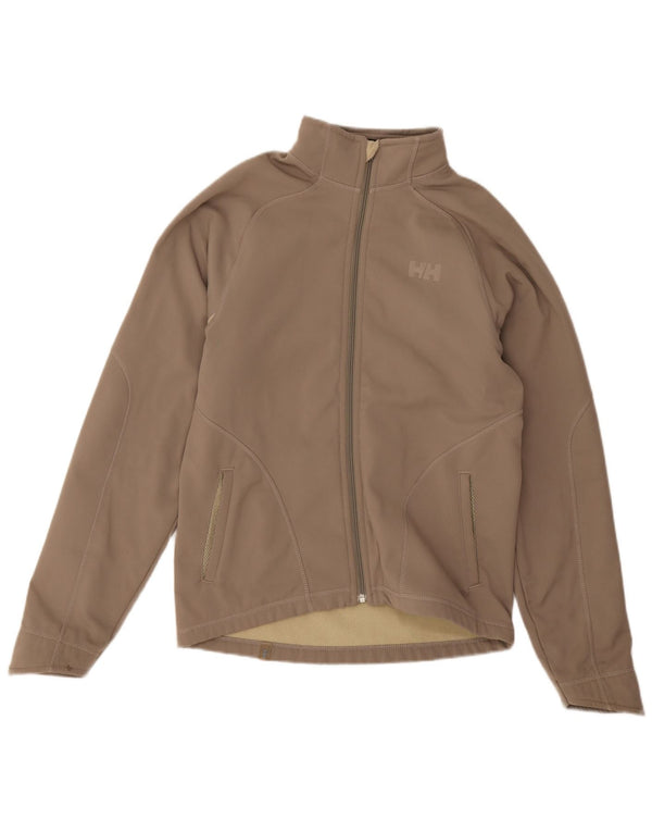 Helly Hansen Damen-Trainingsanzugoberteil, Jacke, Größe S, UK 10, Grau, Polyester