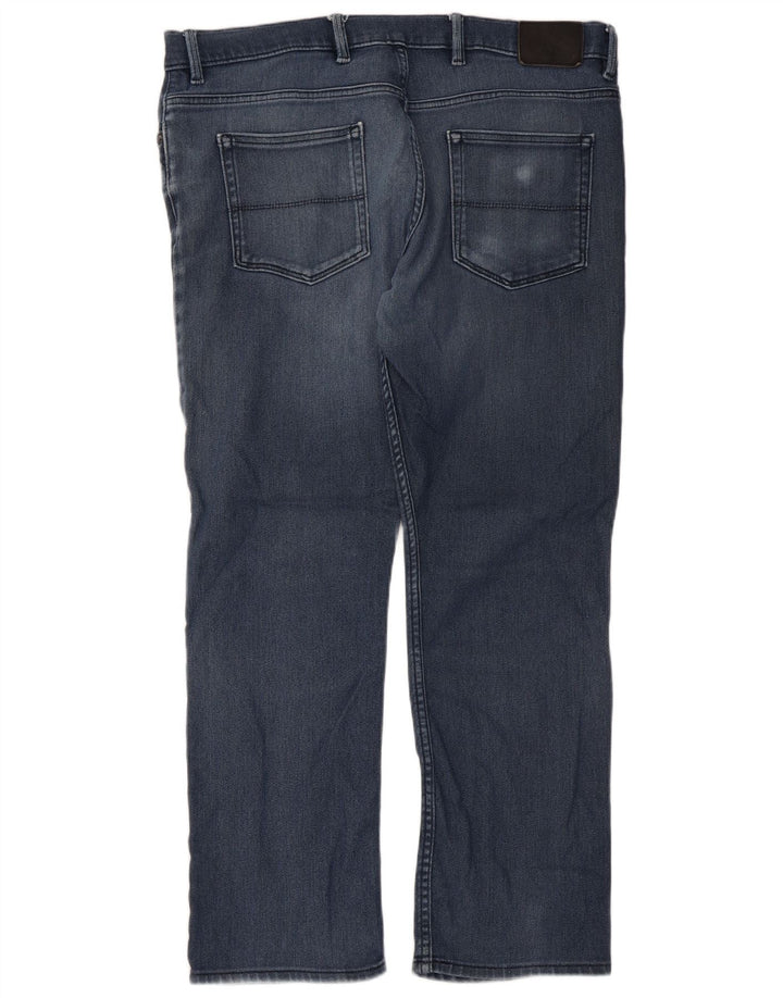 Marks & Spencer Damen Straight Jeans W38 L31 Blaue Baumwolle