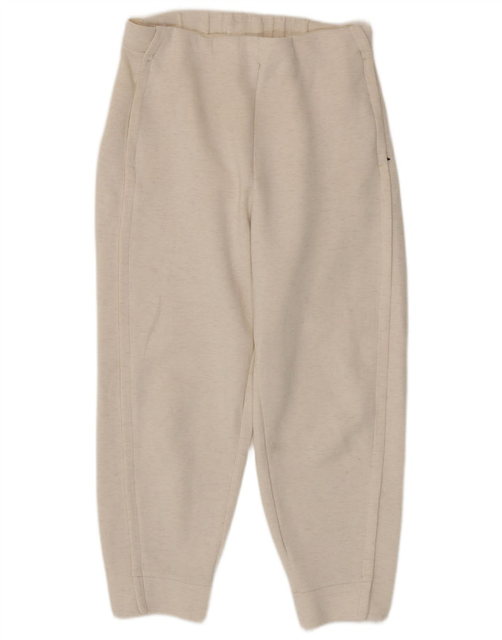Adidas Damen-Trainingshose UK 12/14 Mittelweiße Baumwolle