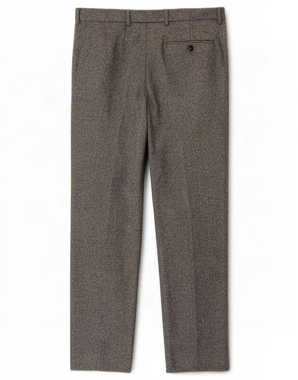 Maßgeschneiderte, gerade Anzughose für Herren von Marks & Spencer, W36, L29, Grau meliert