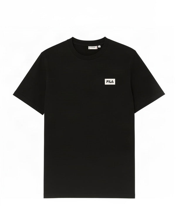 Fila Damen T-Shirt Top UK 10 Small Schwarz