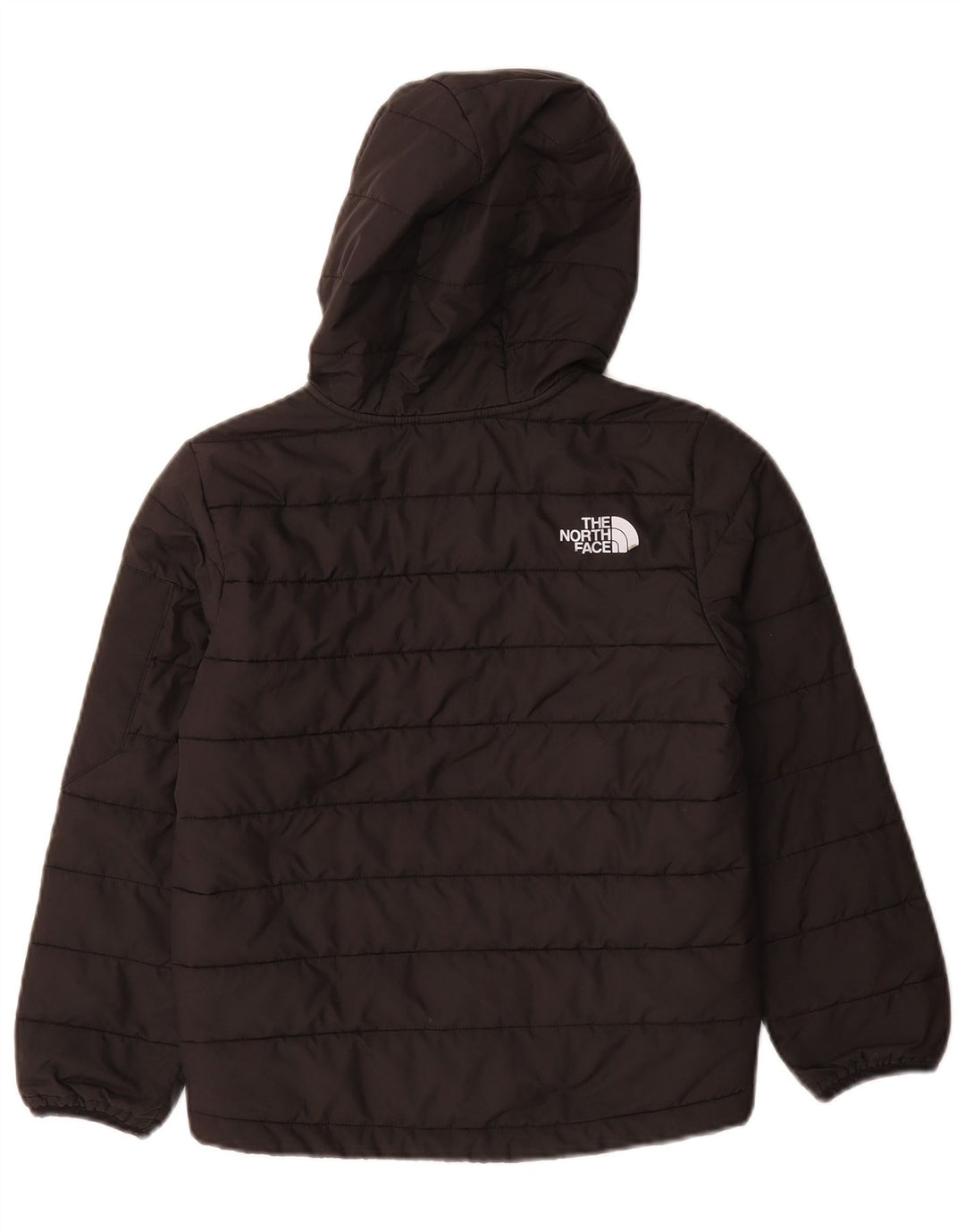 Wattierte Jacke mit Kapuze für Jungen von The North Face, 9–10 Jahre, mittelschwarz, Polyester