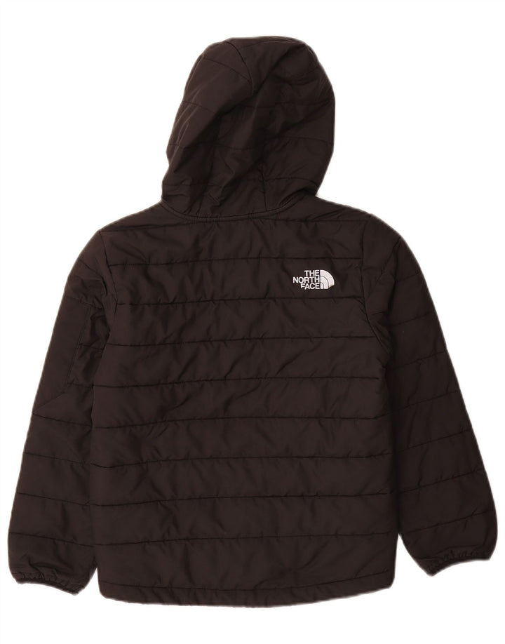 Wattierte Jacke mit Kapuze für Jungen von The North Face, 9–10 Jahre, mittelschwarz, Polyester