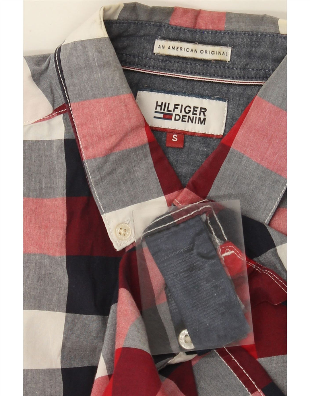 Tommy Hilfiger Herrenhemd, klein, mehrfarbig, kariert, Baumwolle