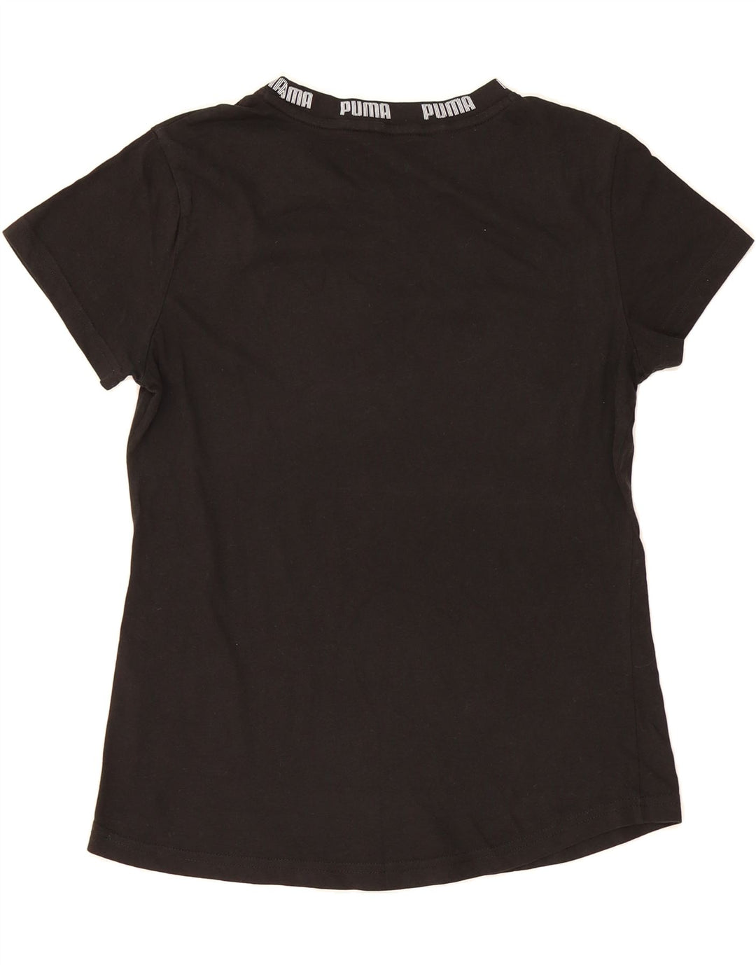 PUMA Womens Graphic T-Shirt Top UK 12 Medium Black Vintage Puma and Second-Hand Puma from Messina Hembry 