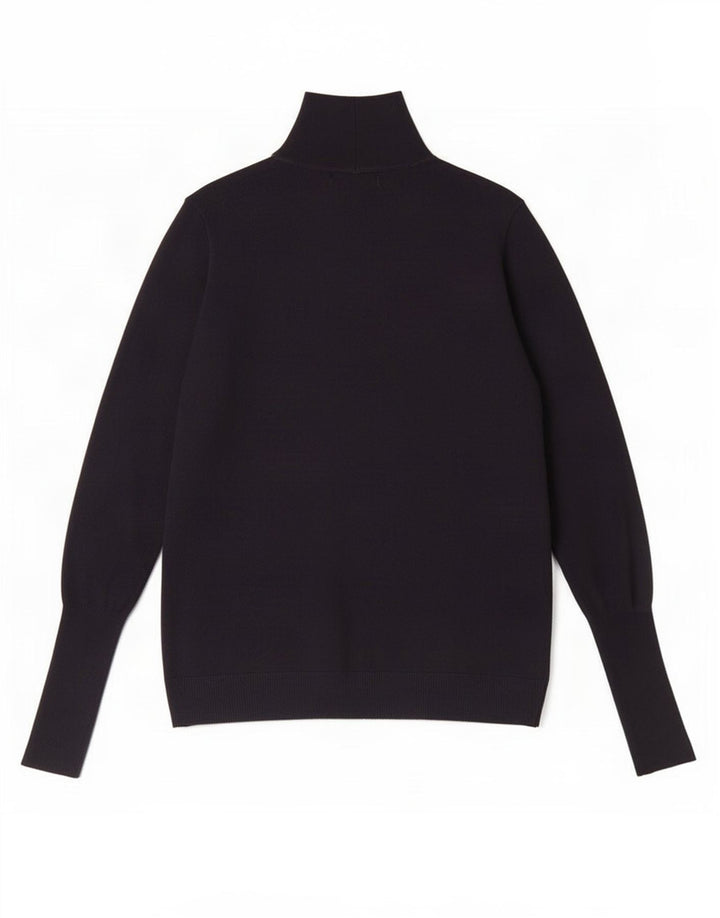 Zara Damen-Pullover mit Rollkragen, Gr. 14, Mittel, Marineblau, Modal