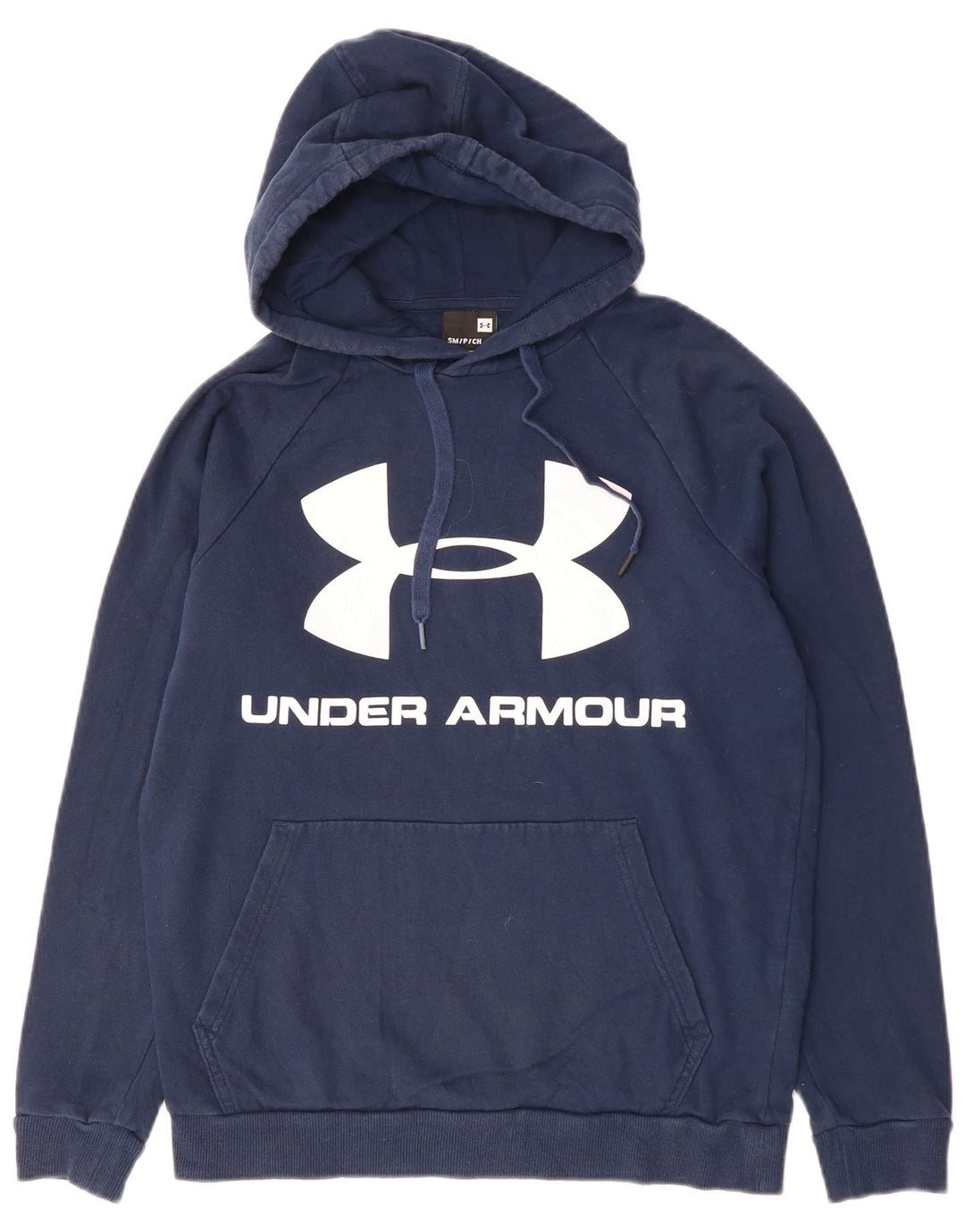 UNDER ARMOUR Herren-Kapuzenpullover mit Grafik, Größe S, marineblaue Baumwolle