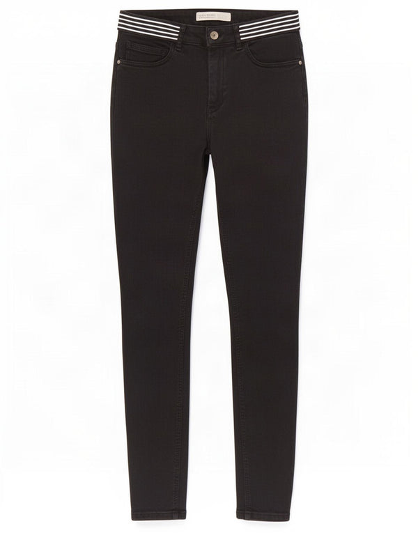 Zara Damen Slim Jeans EU 38 Small W28 L27 Schwarz