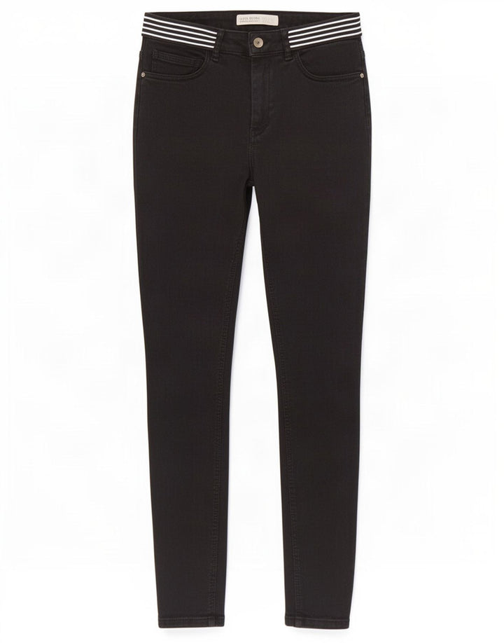 Zara Damen Slim Jeans EU 38 Small W28 L27 Schwarz