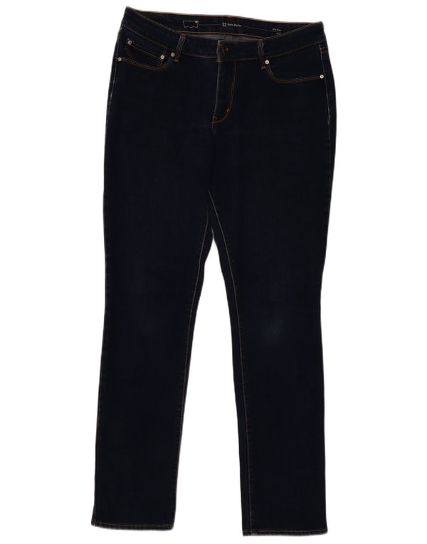 Levi's Damen Bold Curve Mid Rise Slim Jeans W32 L31 Marineblau Baumwolle