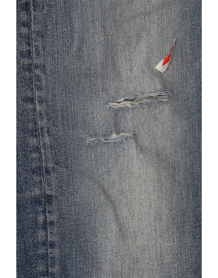 G-Star Herren Straight Jeans W34 L34 Blaue Baumwolle