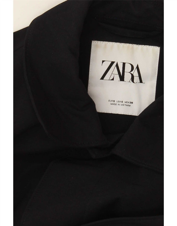 Zara Herren Trenchcoat UK 36 Small Marineblau