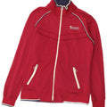 CHAMPION Womens Heritage Fit Trainingsanzug Top Jacke UK 14 Large Rot
