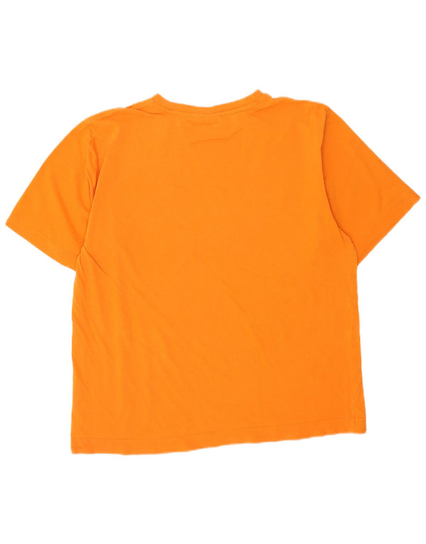 Puma Herren Grafik T-Shirt Top Large Orange
