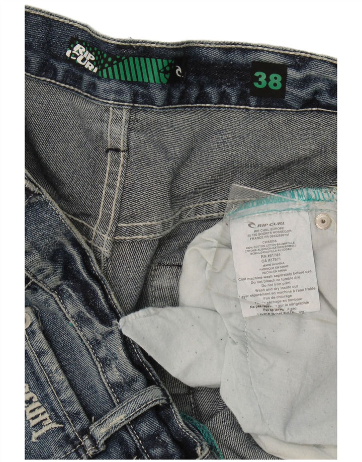 Rip Curl Herren Denim Shorts W38 XL Blaue Baumwolle