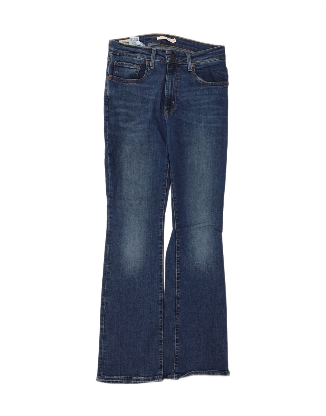 LEVI'S Damen 725 Bootcut-Jeans mit hohem Bund, W30 L32, marineblaue Baumwolle
