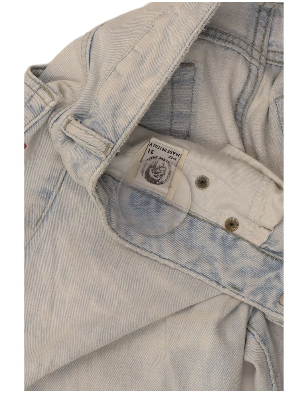 Diesel Herren Bootcut Jeans W31 L29 Blaue Baumwolle