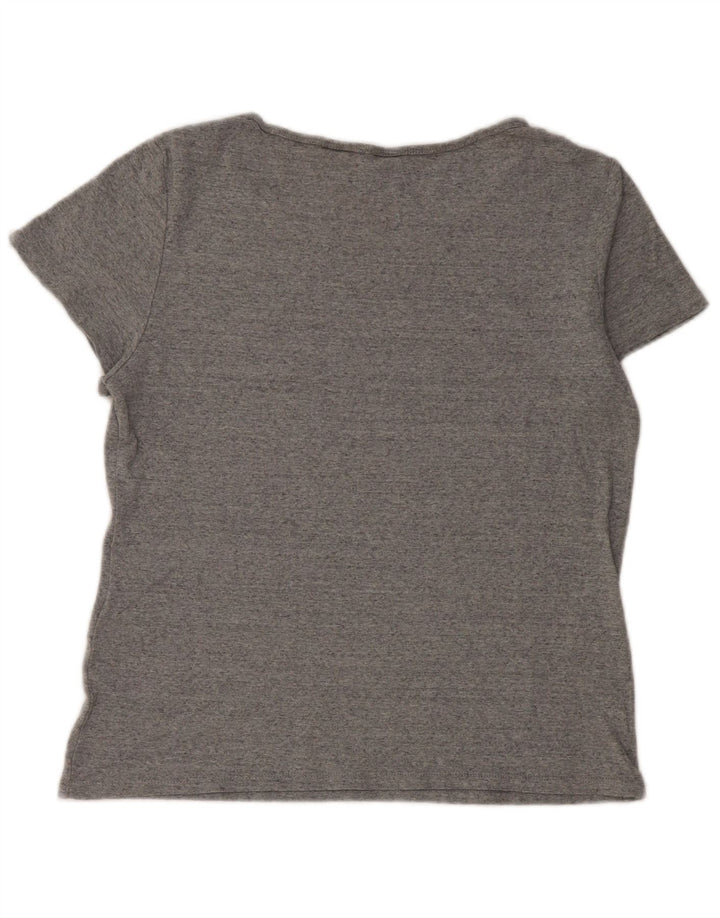 Levi's Damen Crop T-Shirt Top XL Grau gefleckte Baumwolle