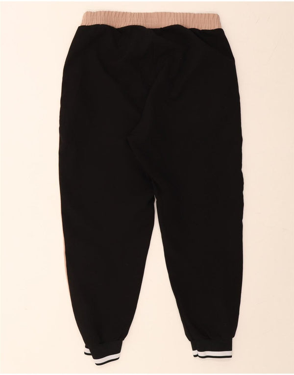 Zara Damen-Trainingshose, Jogginghose, UK 12, Mittelschwarz, Farbblock