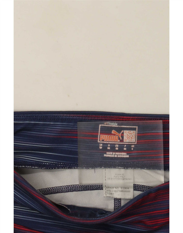 Puma Damen Capri-Leggings UK 8 Small Mehrfarbig gestreift