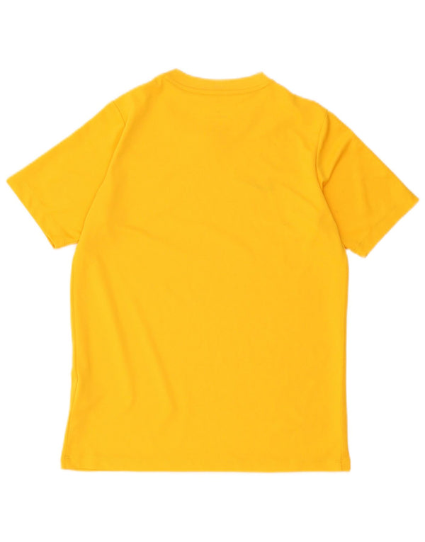 Nike Dri Fit T-Shirt für Jungen, 12–13 Jahre, groß, gelbes Polyester