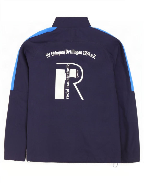Nike Herren-Trainingsanzug-Oberteil mit Dri-Fit-Grafik, Größe L, Marineblau, Farbblock