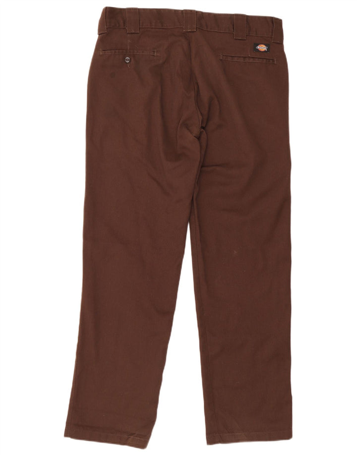 Dickies Gerade Herren-Chinohose, W34, L32, Braun, Polyester
