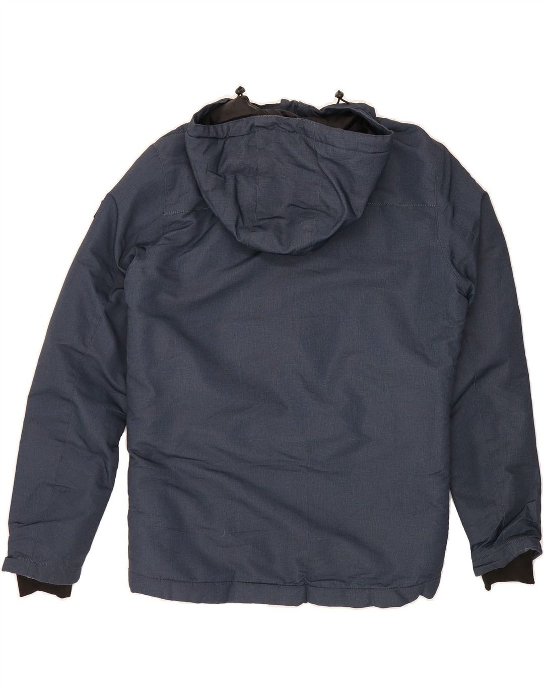 JACK & JONES Mens Hooded Windbreaker Jacket UK 36 Small Navy Blue Vintage Jack & Jones and Second-Hand Jack & Jones from Messina Hembry 