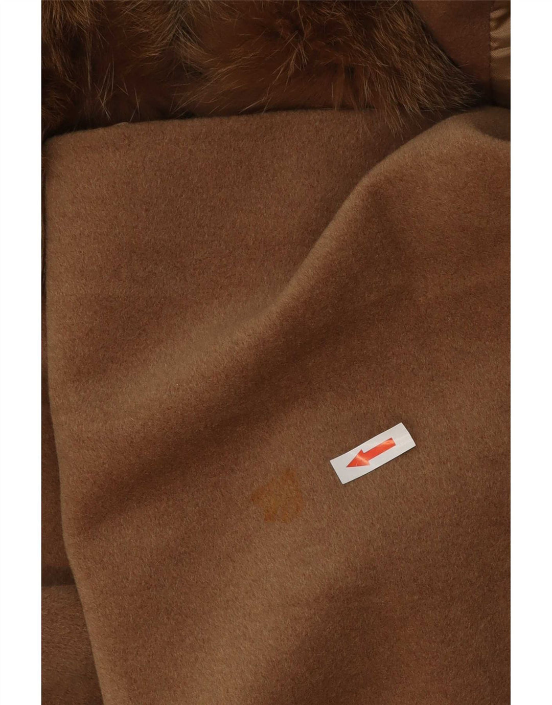 Cinzia Rocca Damen Übergroßer Mantel UK 18 XL Braune Wolle